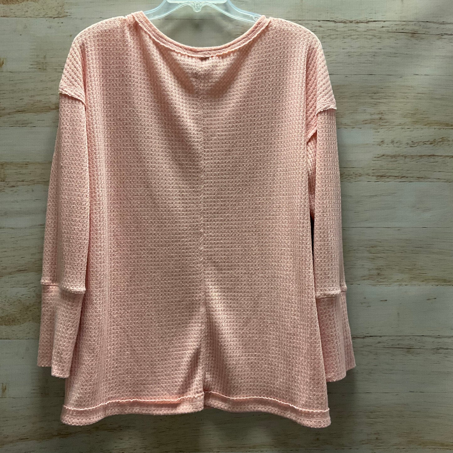 Top Long Sleeve By Vintage America In Pink, Size: M