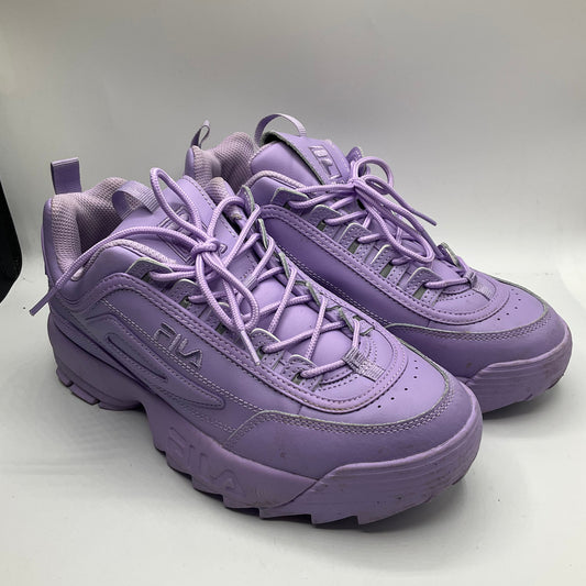 Shoes Sneakers By Fila In Purple, Size: 10