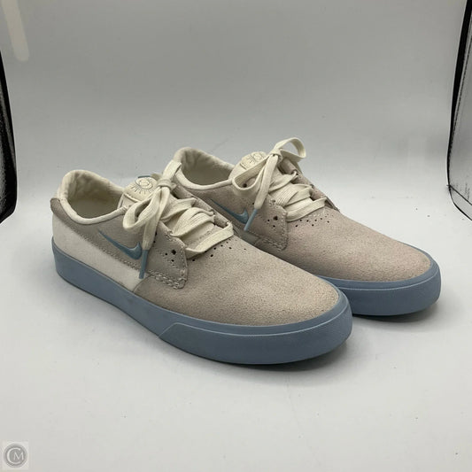 Shoes Sneakers By Nike In Blue & Tan, Size: 7