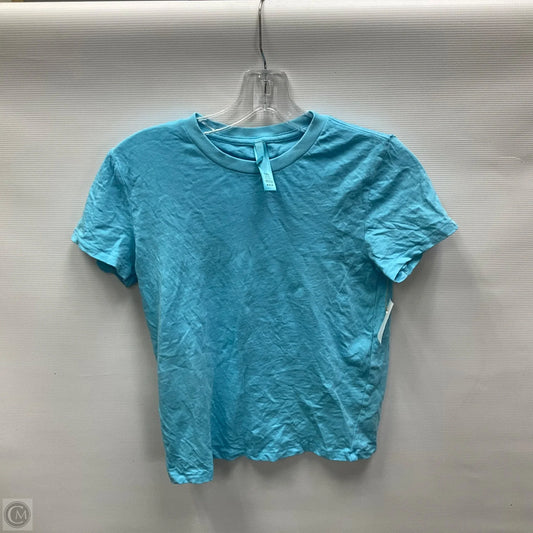 Top Short Sleeve By Skims In Blue, Size: M