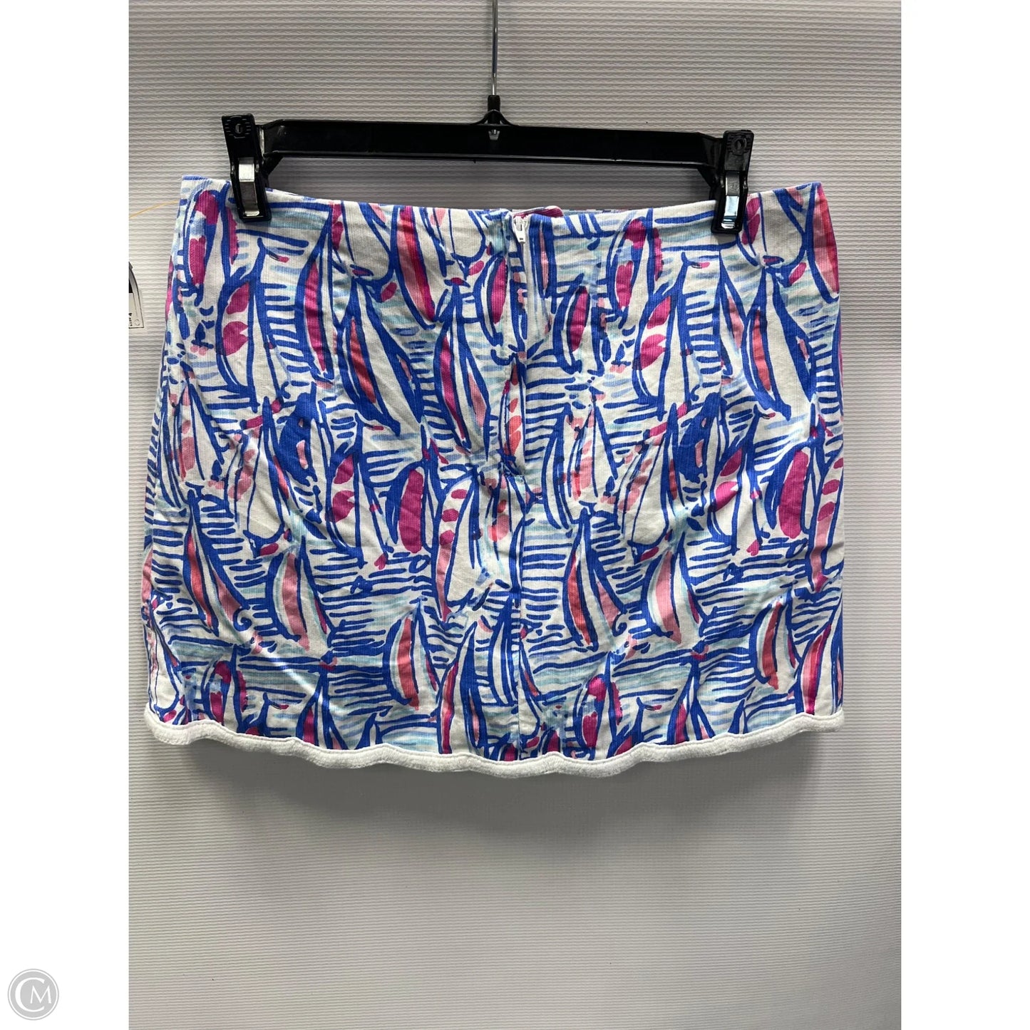 Skirt Designer By Lilly Pulitzer In Blue & Pink, Size: 4