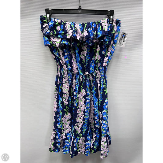 Dress Designer By Lilly Pulitzer In Blue & Purple, Size: M
