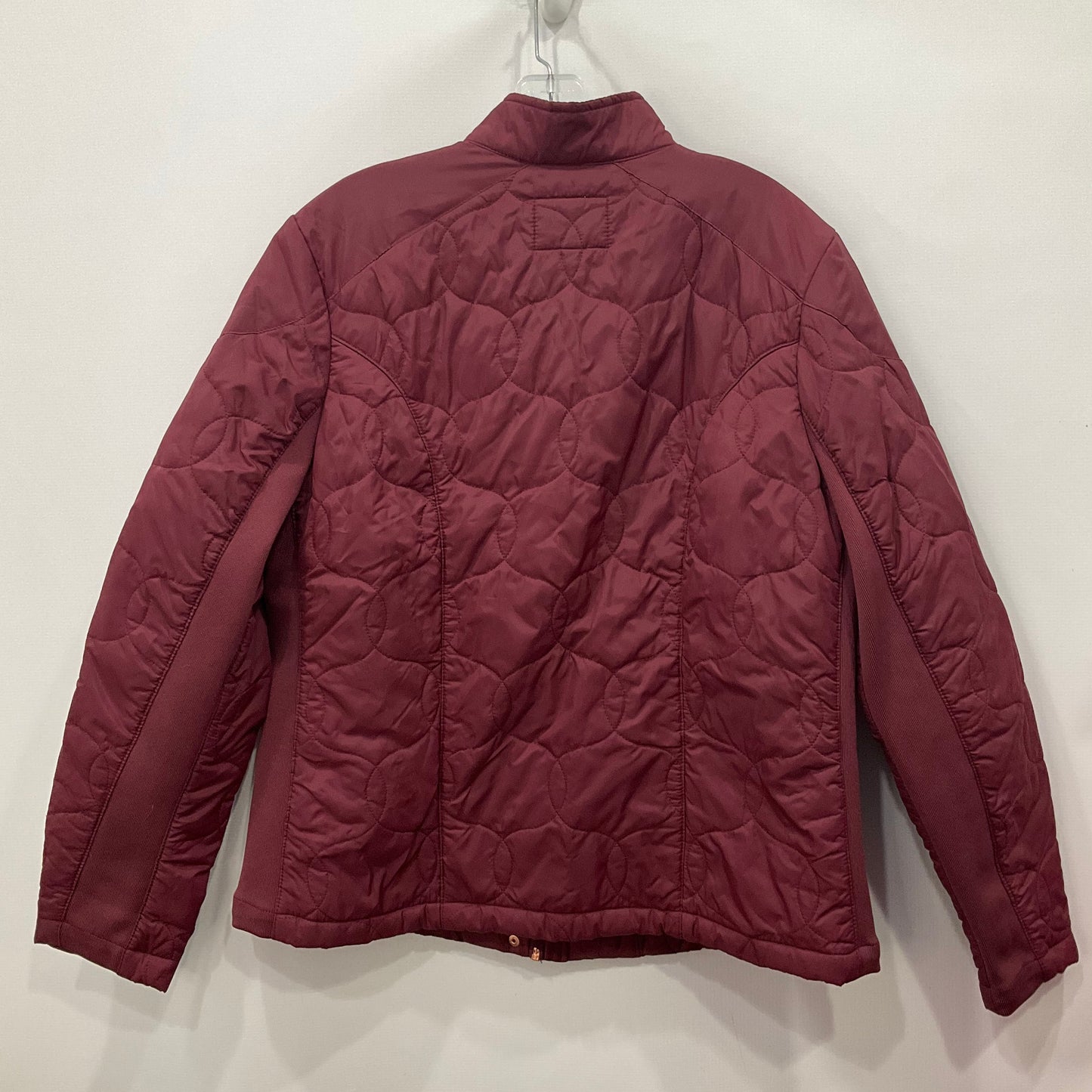 Coat Puffer & Quilted By A New Day In Burgundy, Size: Xxl