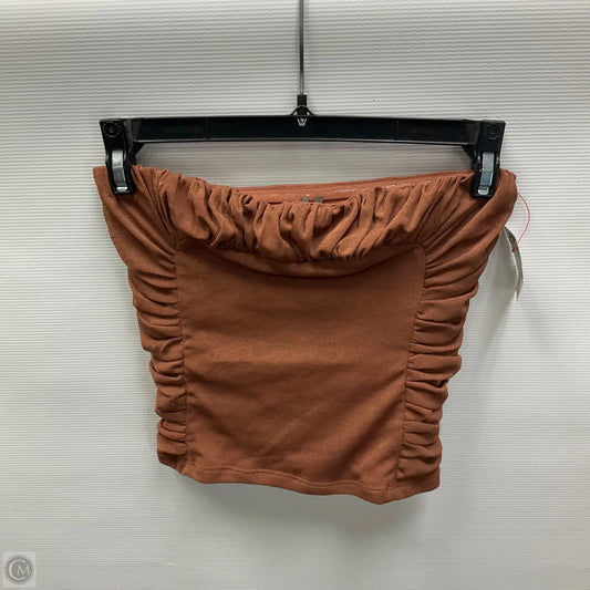 Top Sleeveless By Anthropologie In Brown, Size: S