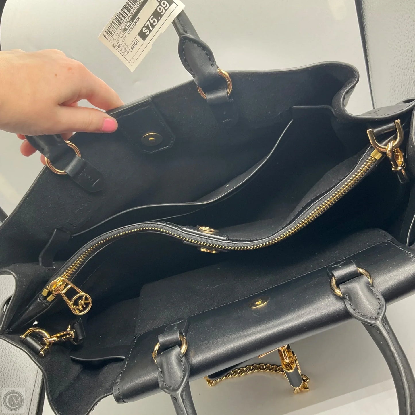 Handbag Designer By Michael Kors, Size: Large