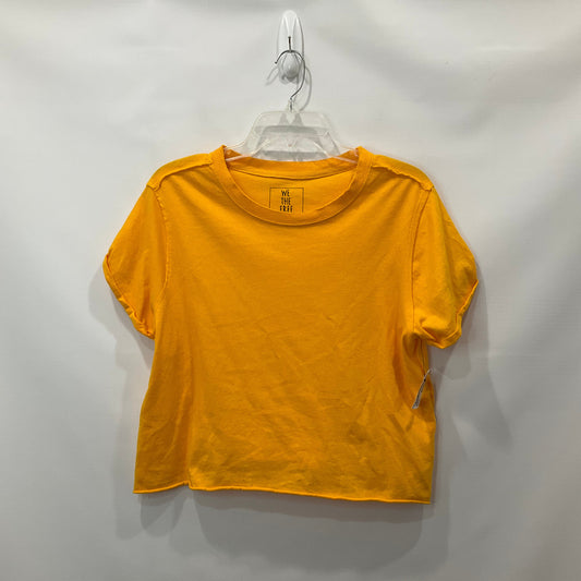 Orange Top Short Sleeve We The Free, Size M