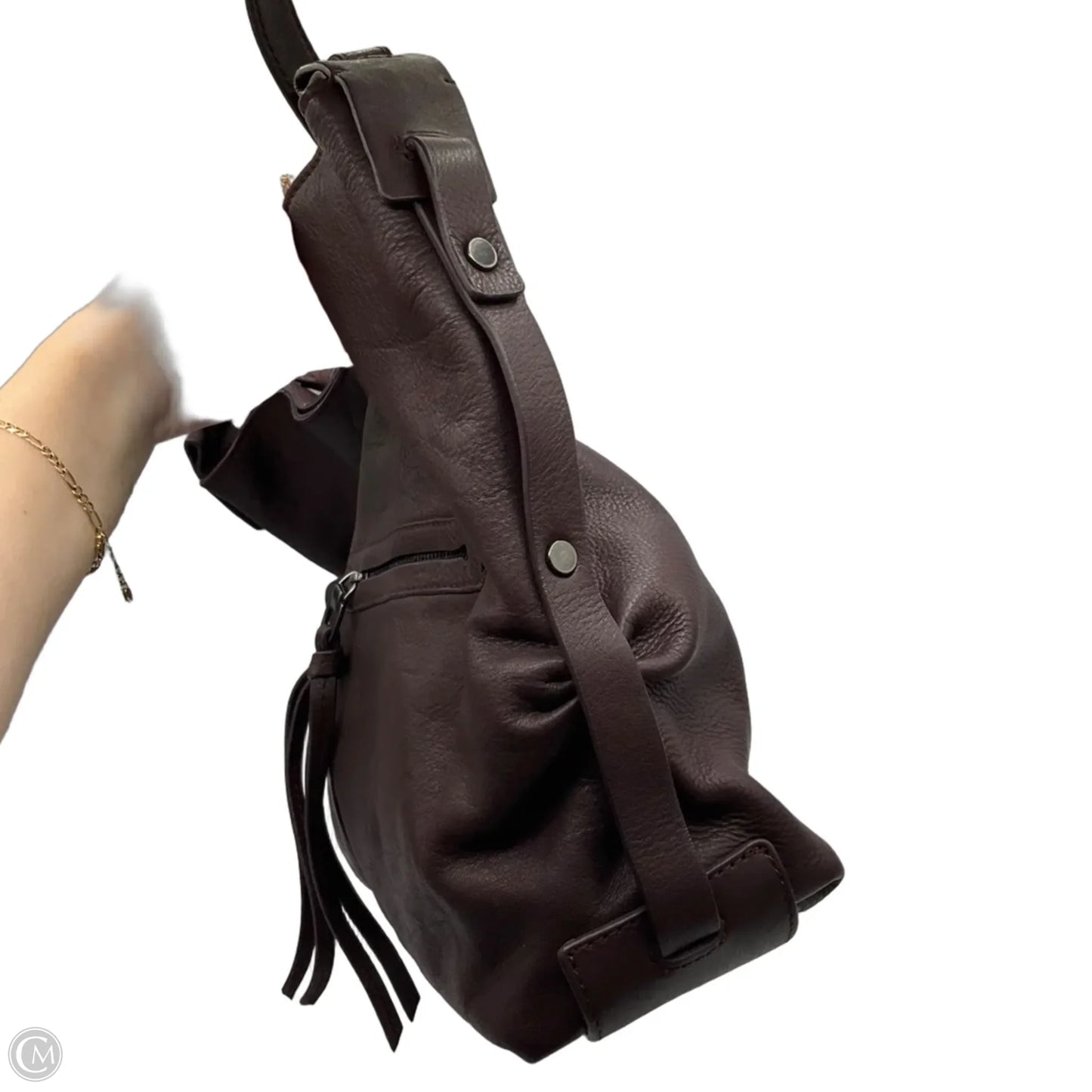Handbag Leather By Kooba, Size: Medium