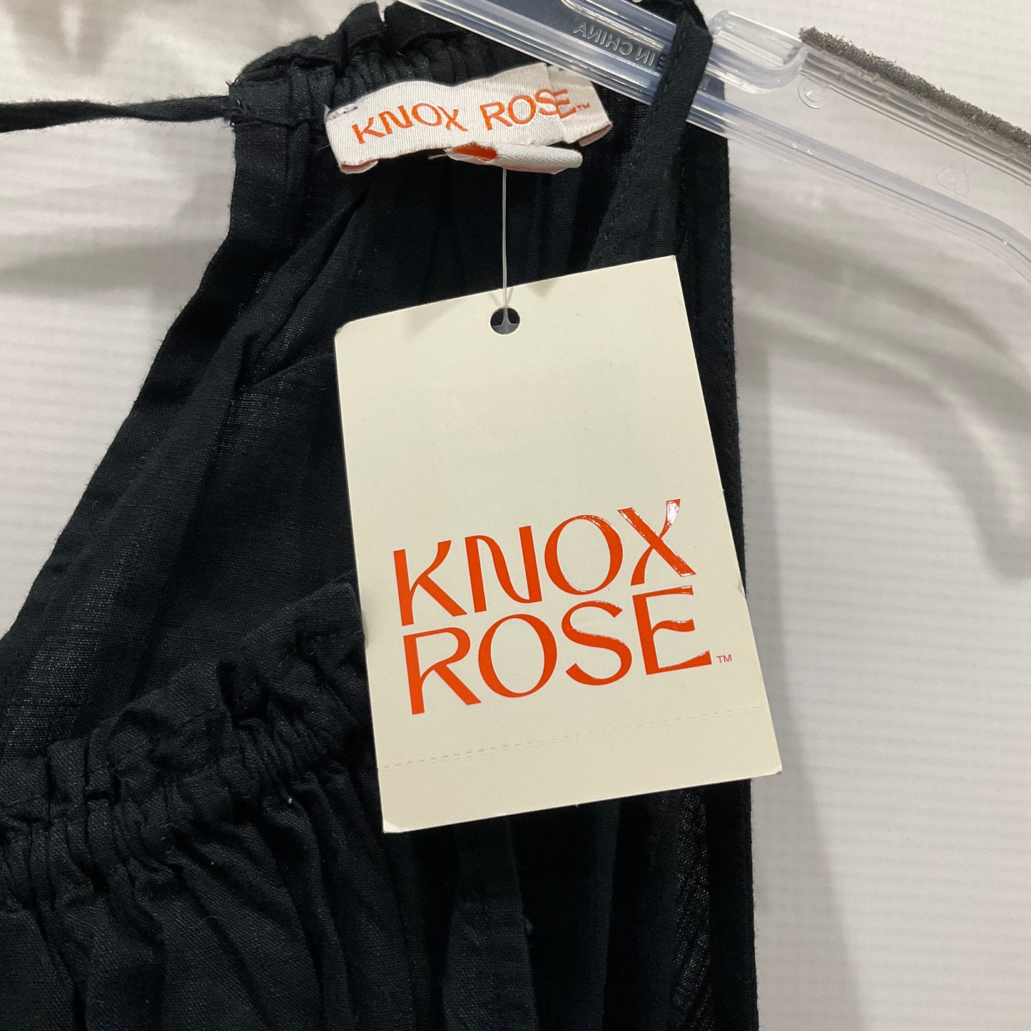 Black Top Sleeveless Knox Rose, Size 2x