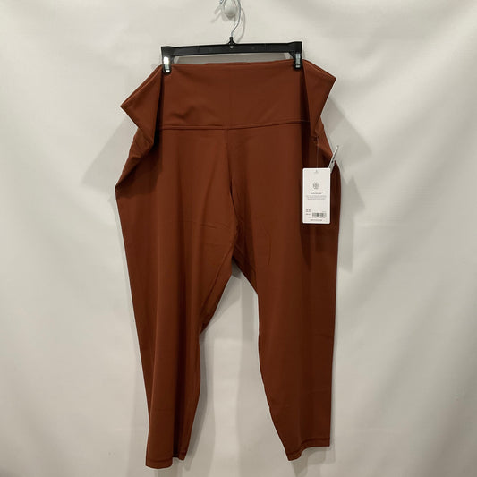 Brown Athletic Capris Athleta, Size 3x