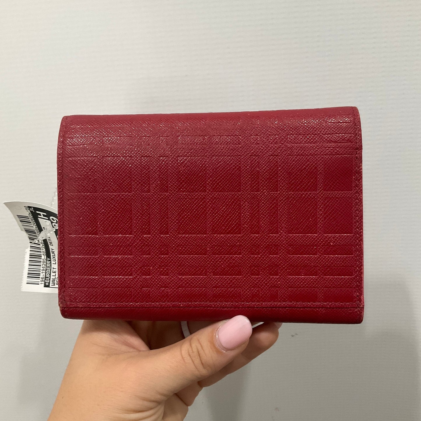 Wallet Luxury Designer By Burberry, Size: Small