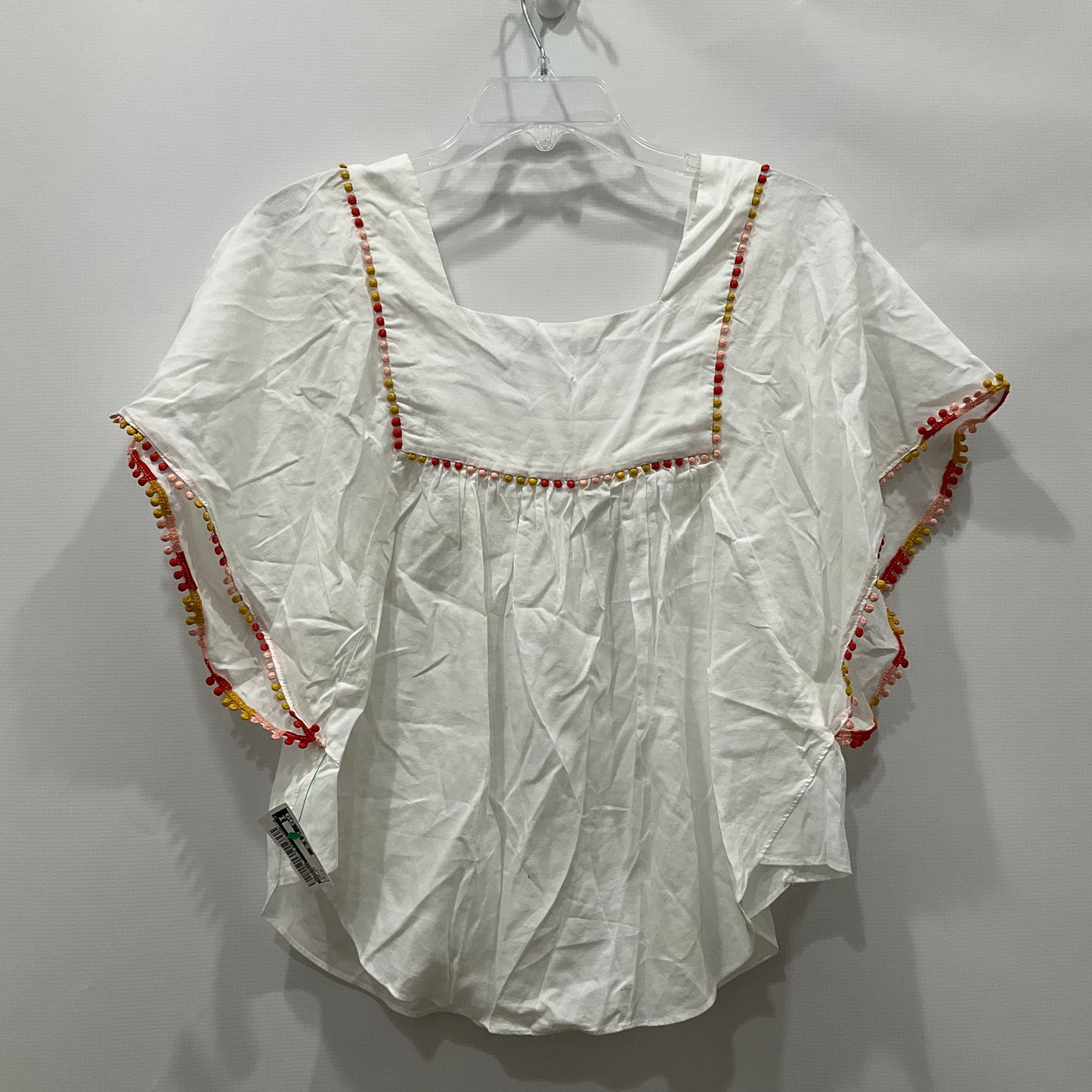 Top Short Sleeve By Madewell In White, Size: S