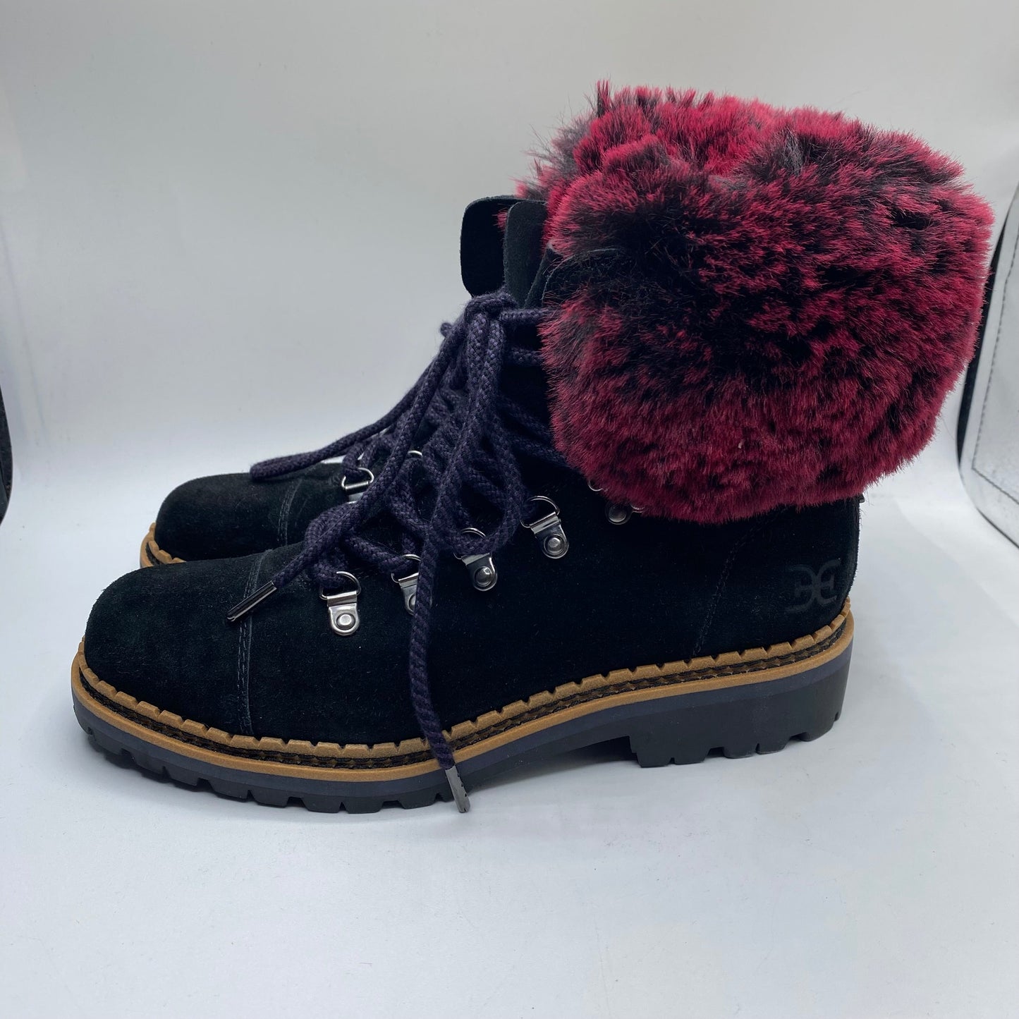 Boots Snow By Sam Edelman In Black & Red, Size: 7