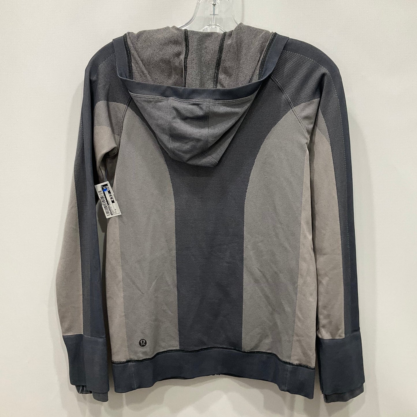 Athletic Jacket By Lululemon In Grey, Size: 6