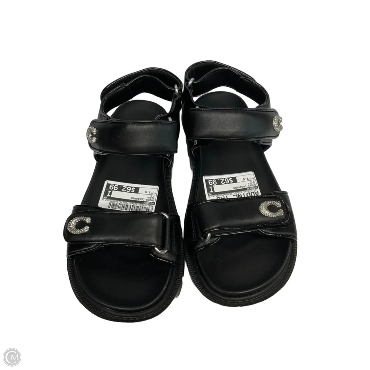 Shoes Designer By Coach In Black, Size: 7.5
