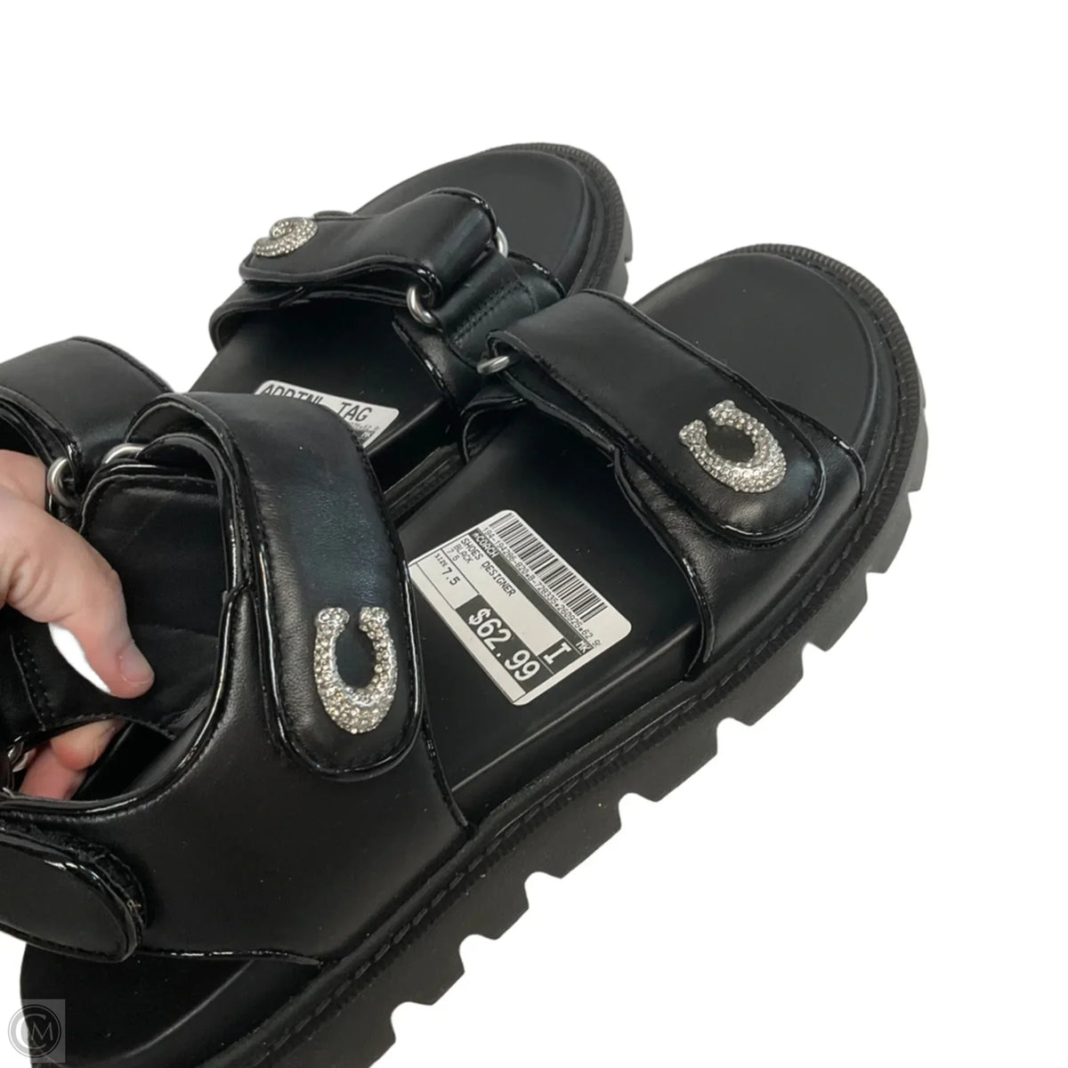 Shoes Designer By Coach In Black, Size: 7.5