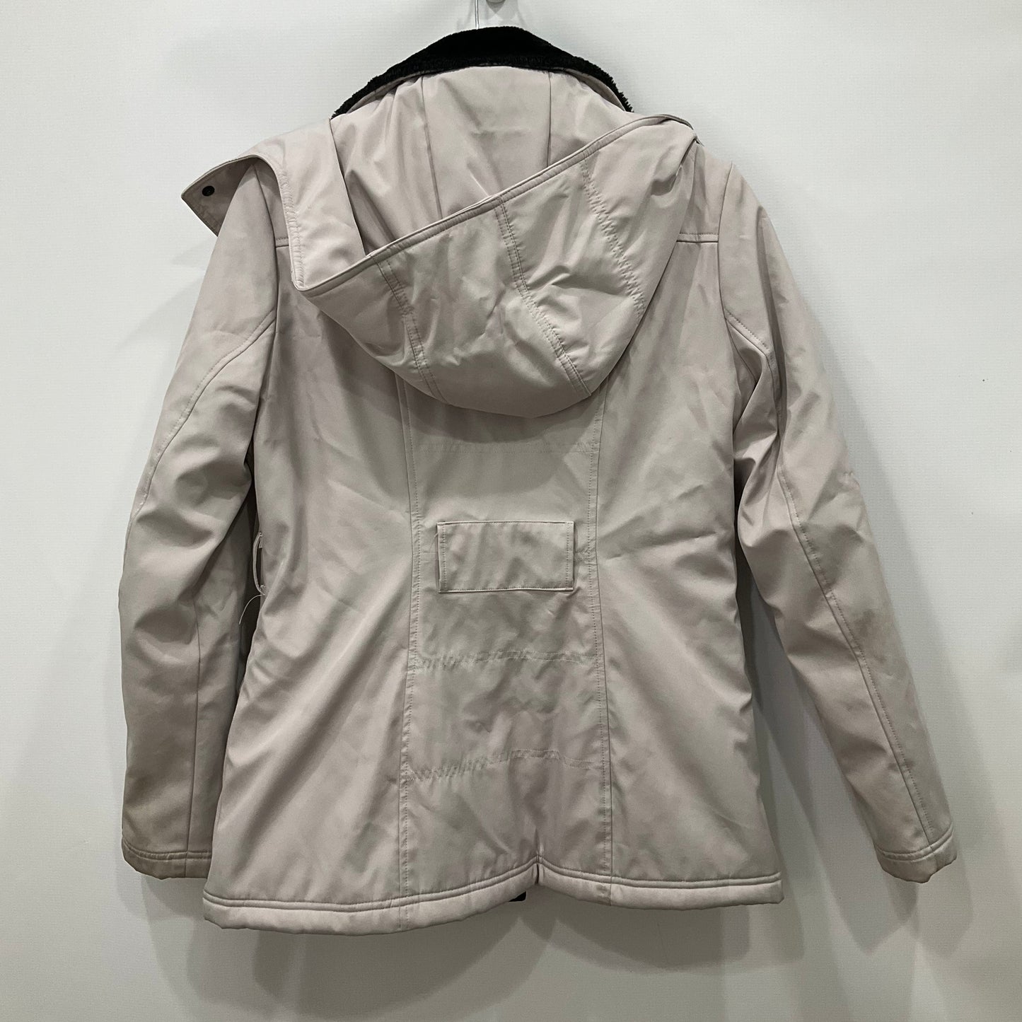 Jacket Puffer & Quilted By Jessica Simpson In Grey, Size: S