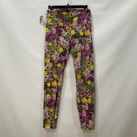 Floral Print Athletic Leggings Lululemon, Size 8