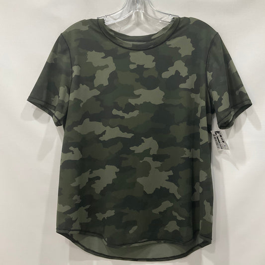 Camouflage Print Athletic Top Short Sleeve Lululemon
