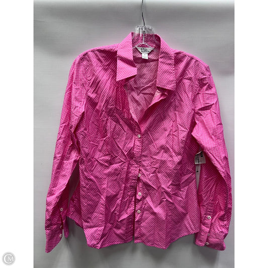 Top Long Sleeve By Lilly Pulitzer In Pink, Size: L
