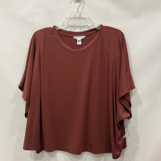 Red Top Short Sleeve Athleta, Size 2x