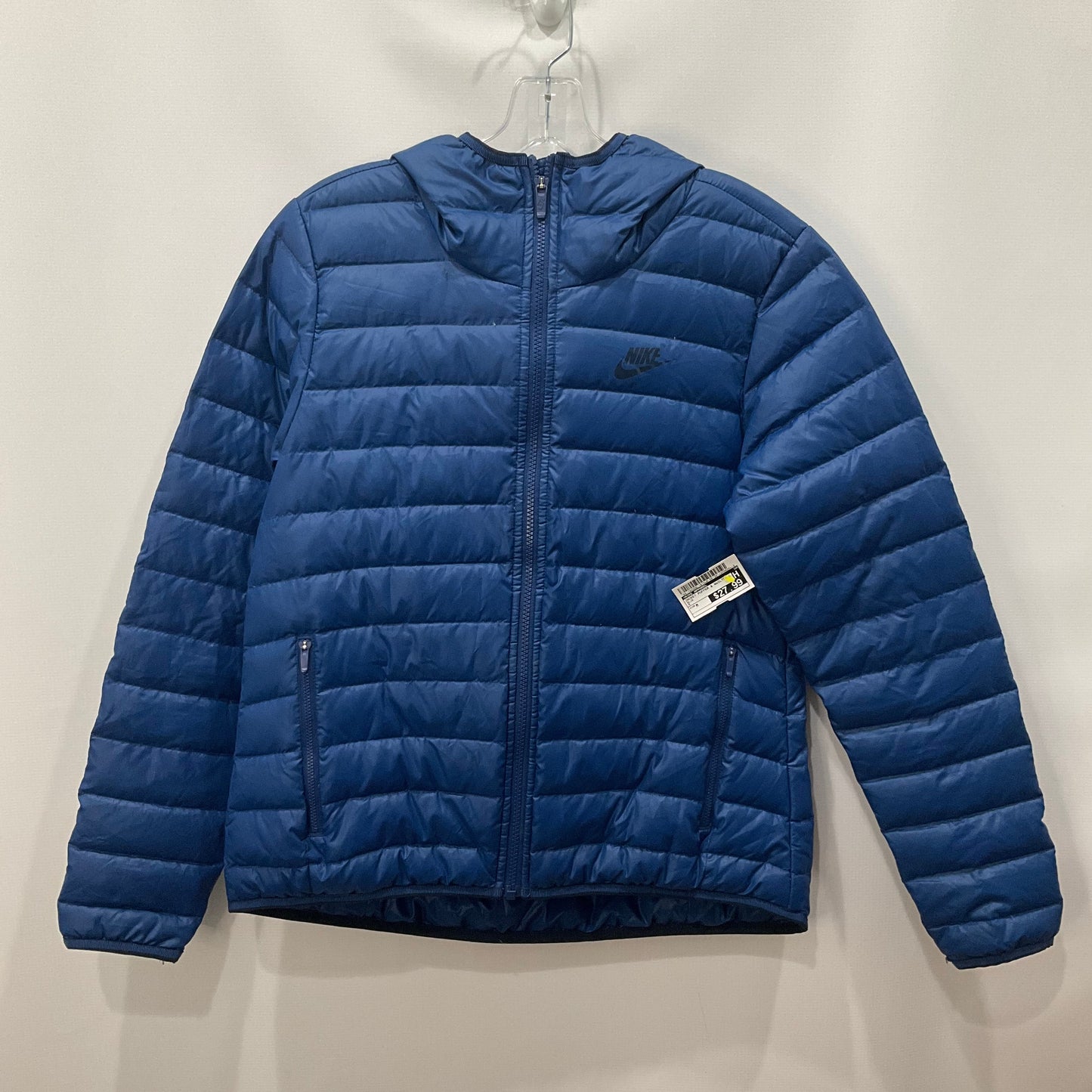 Jacket Puffer & Quilted By Nike Apparel In Blue, Size: M