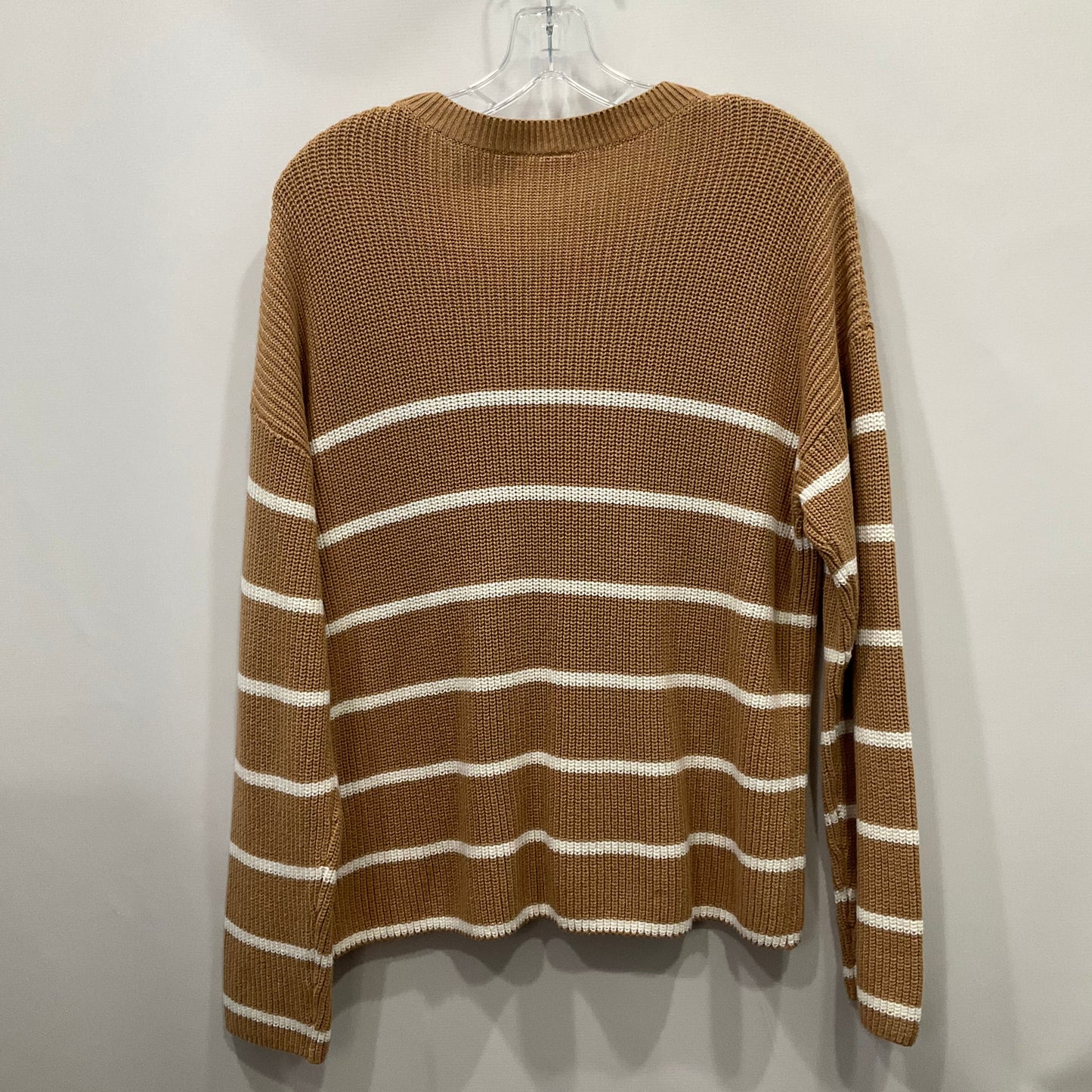 Top Long Sleeve By Gap In Brown, Size: L