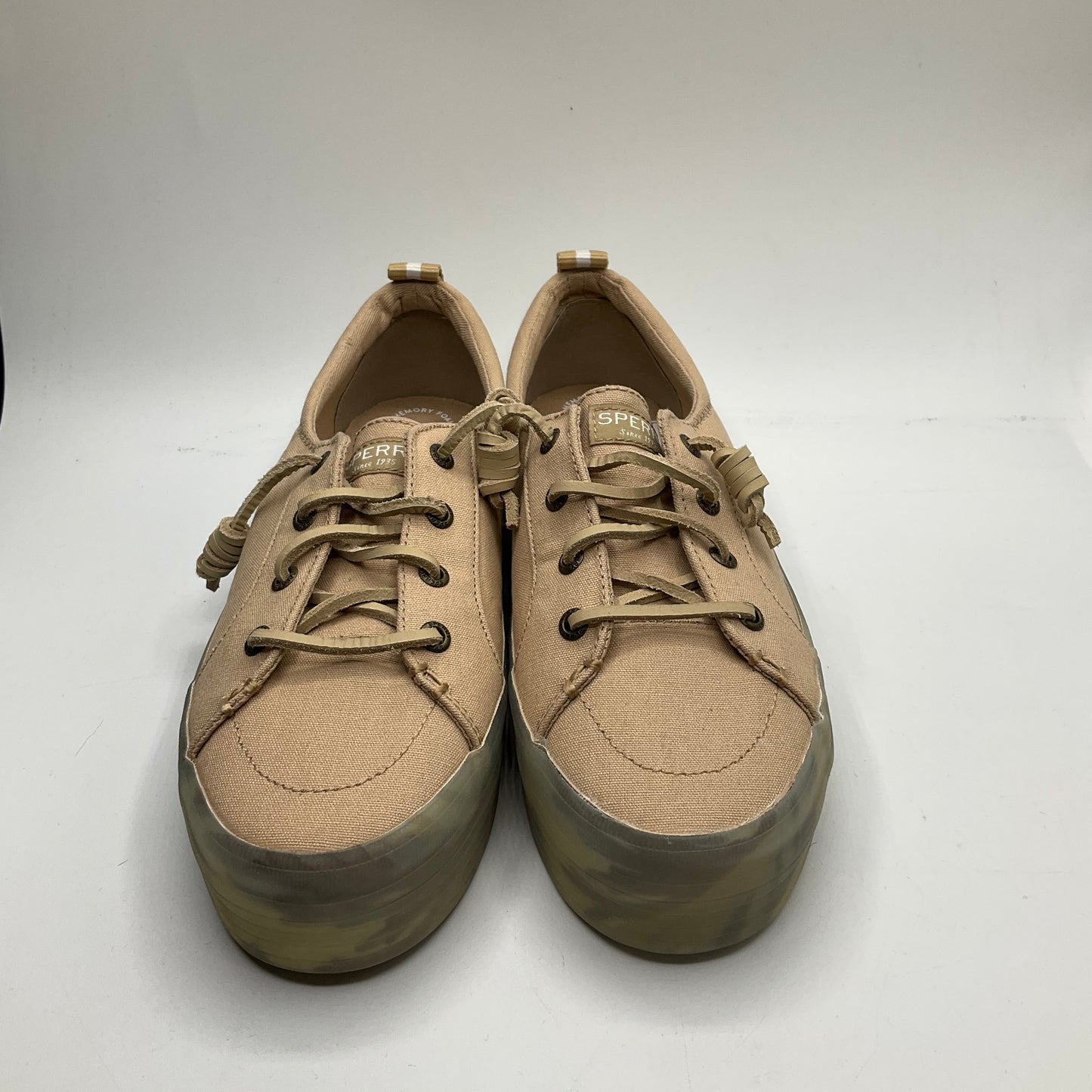 Shoes Sneakers By Sperry In Tan, Size: 7