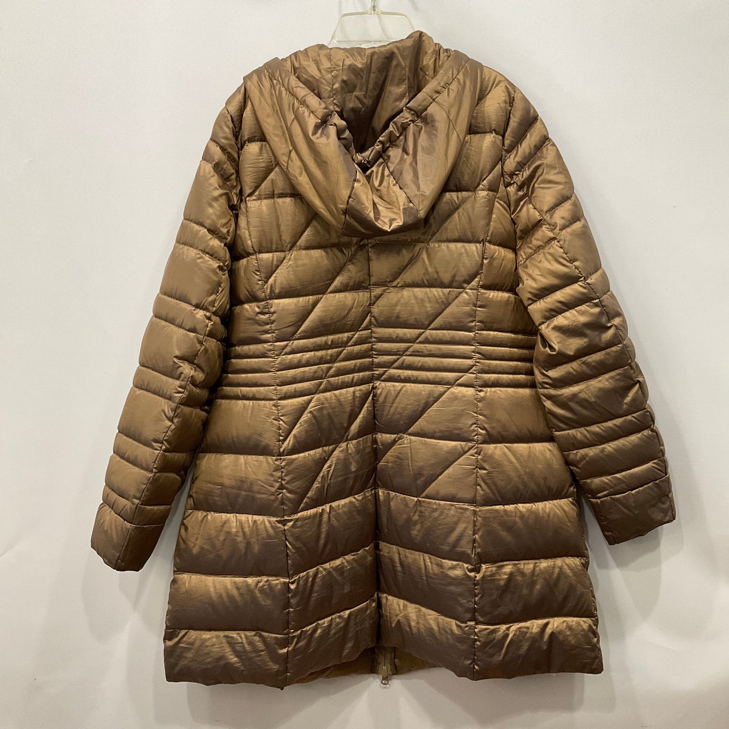 Coat Puffer & Quilted By Lane Bryant In Gold, Size: 14