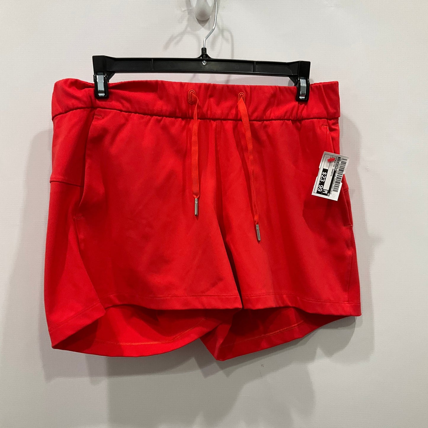 Athletic Shorts By Lululemon In Red, Size: 8