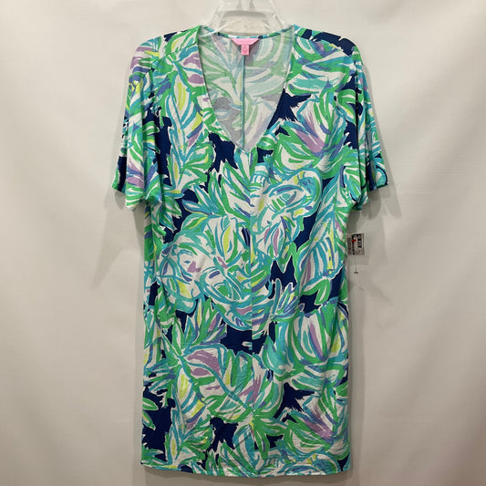 Green Top Short Sleeve Lilly Pulitzer, Size Xs