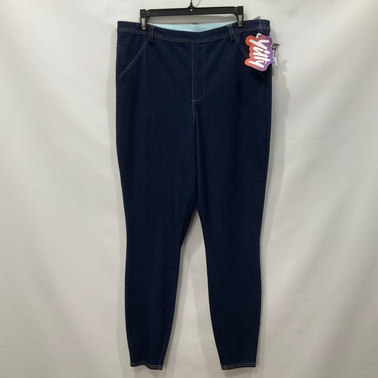 Blue Denim Jeans Jeggings Yitty, Size 1x