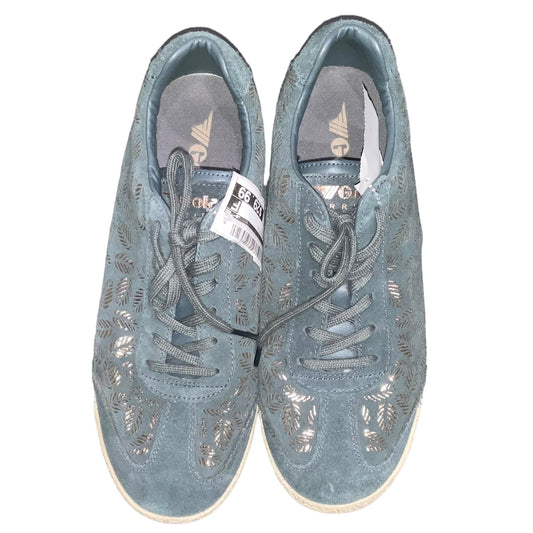 Blue & Gold Shoes Athletic Gola, Size 9