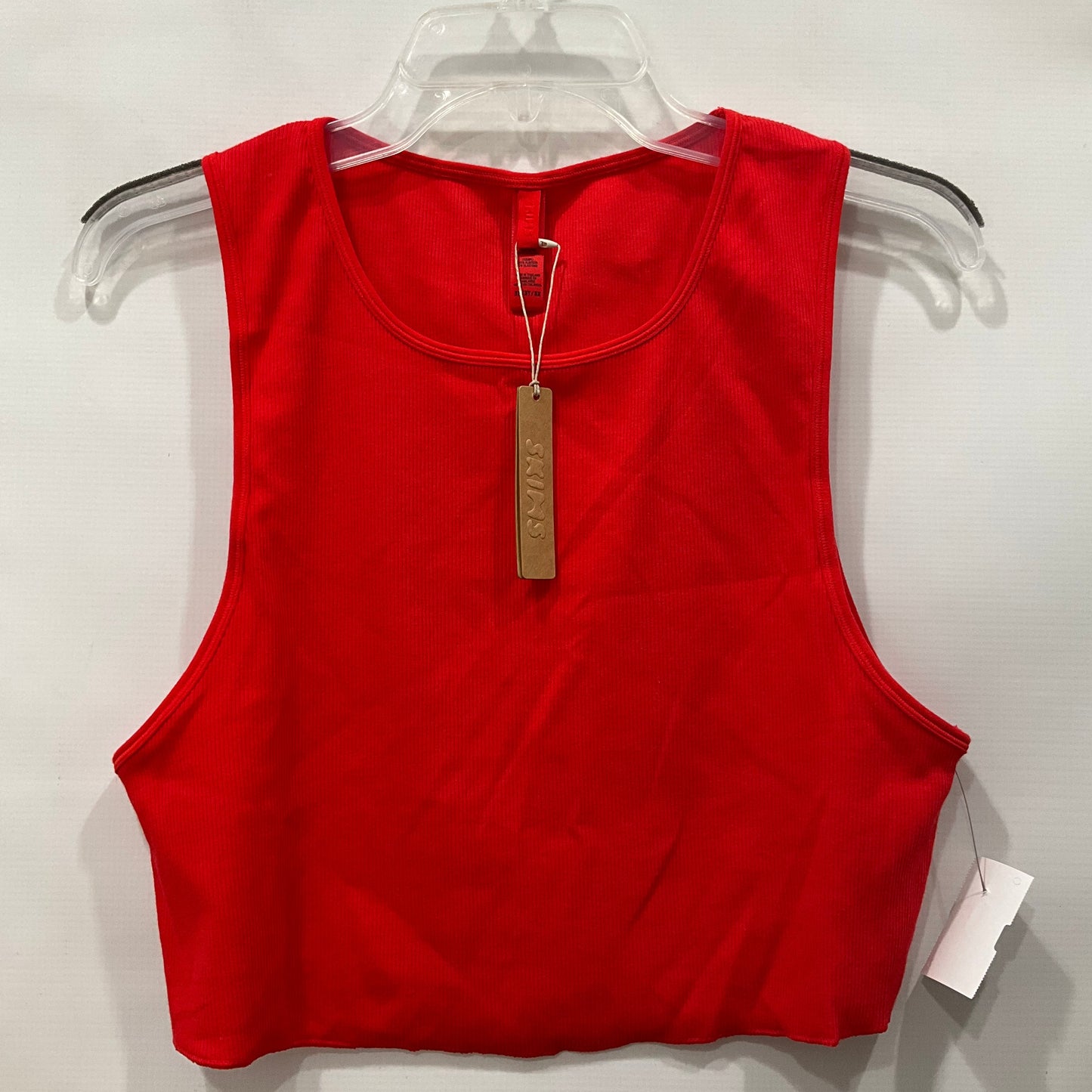 Red Top Sleeveless Skims, Size 3x