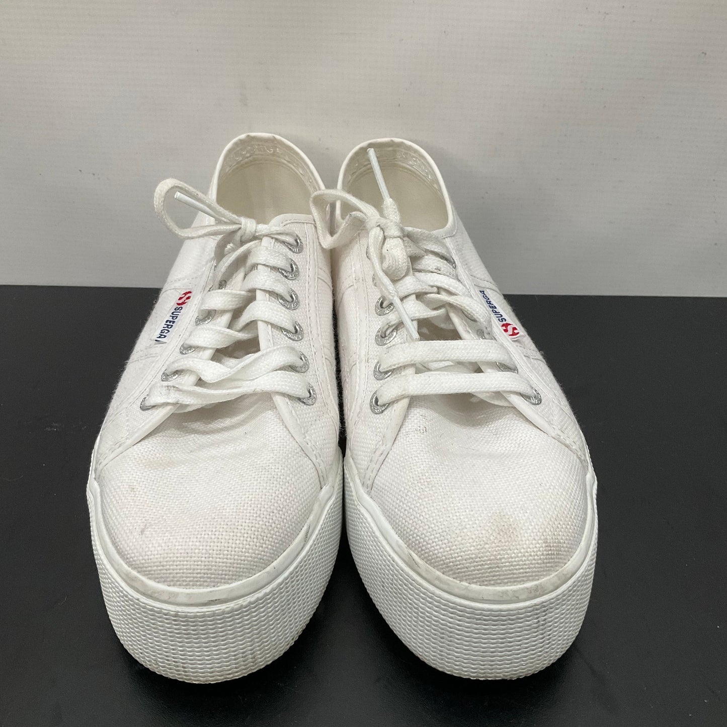 White Shoes Athletic Superga, Size 9.5