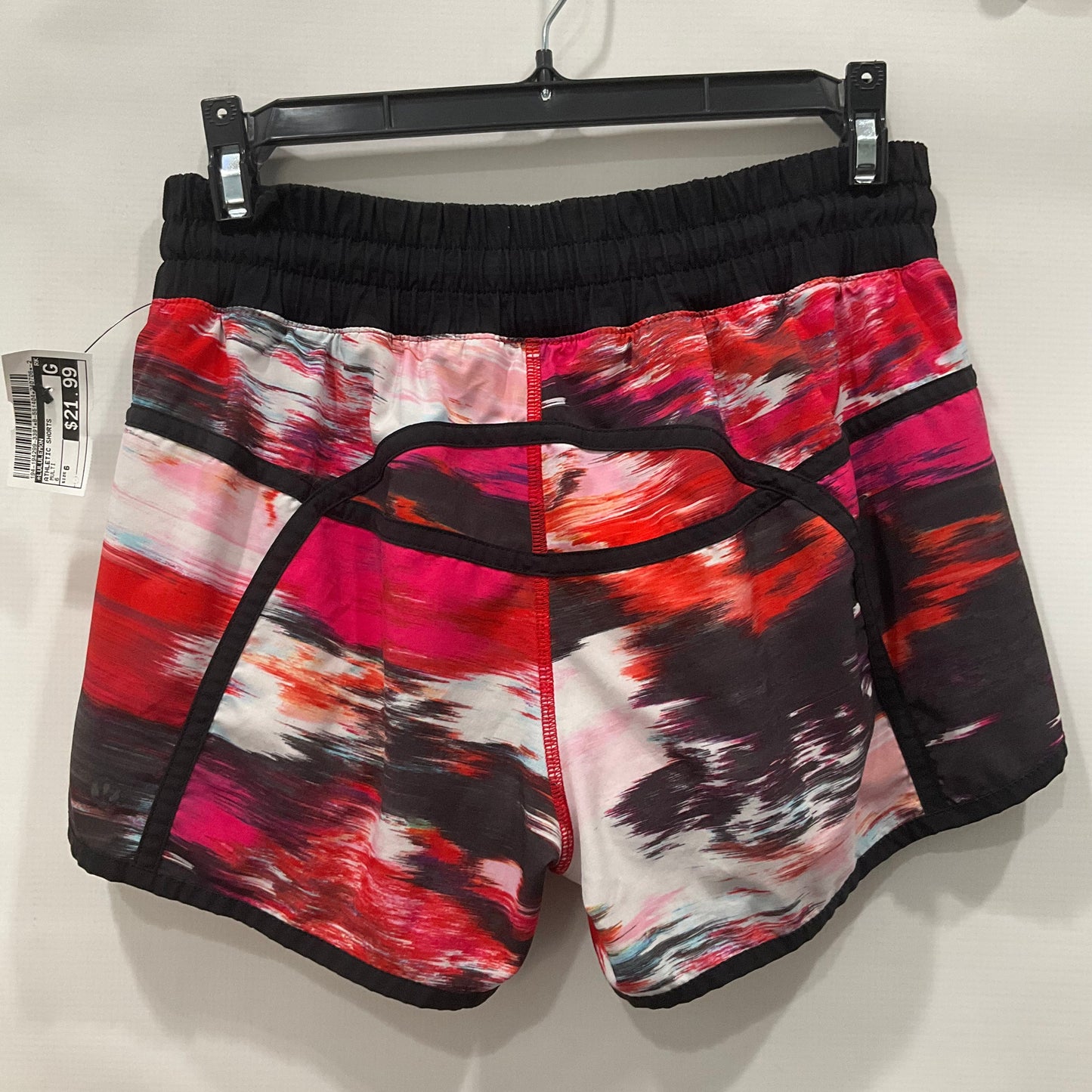 Multi-colored Athletic Shorts Lululemon, Size 6
