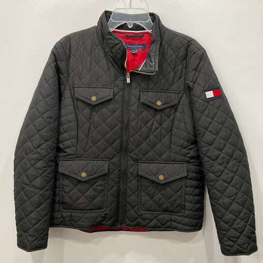 Jacket Puffer & Quilted By Tommy Hilfiger In Black, Size: Petite L