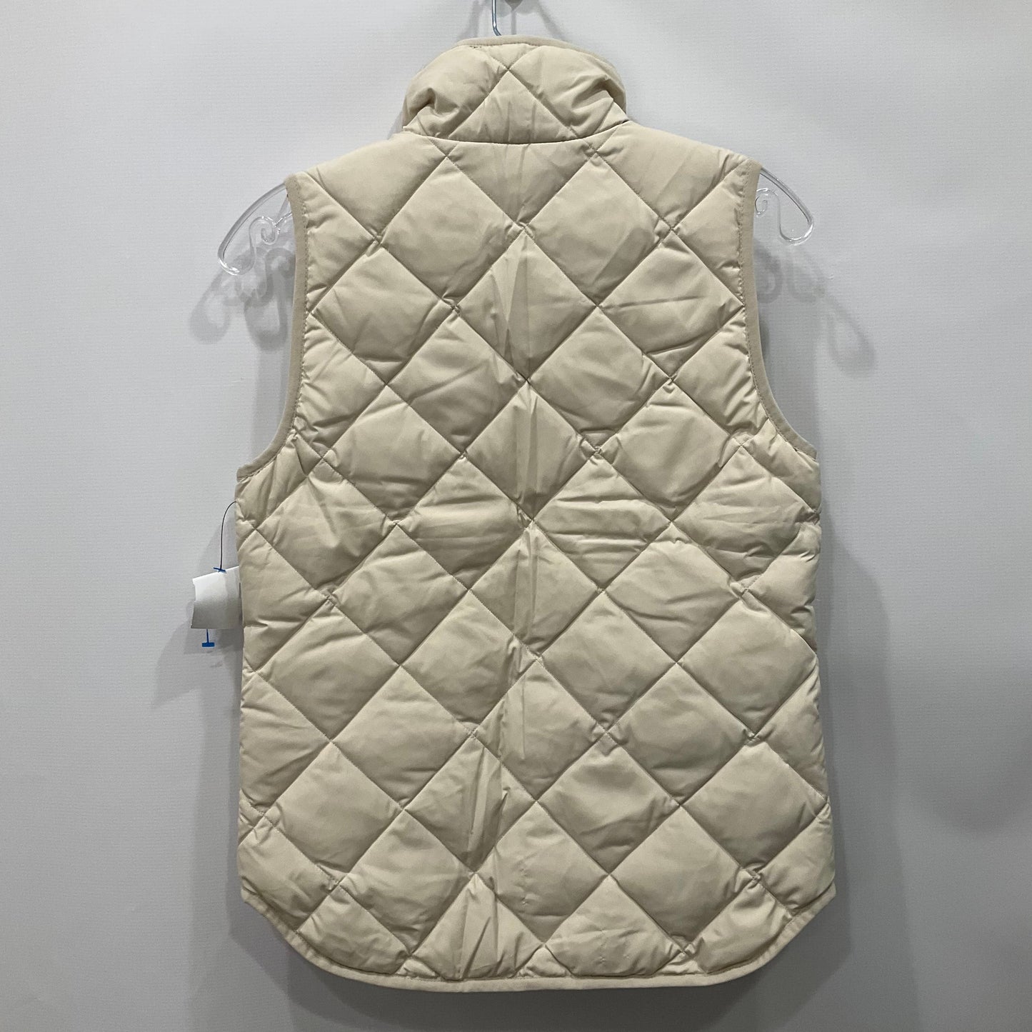 Vest Puffer & Quilted By J Crew In White, Size: Xxs