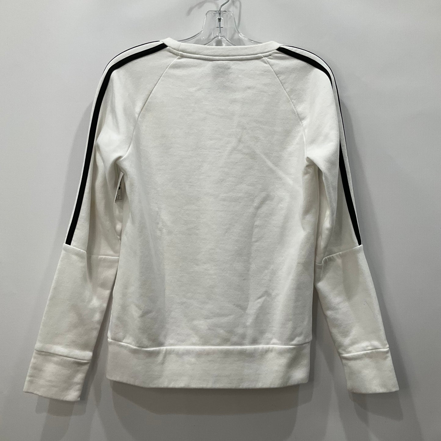 Sweatshirt Crewneck By Adidas In Black & White, Size: S