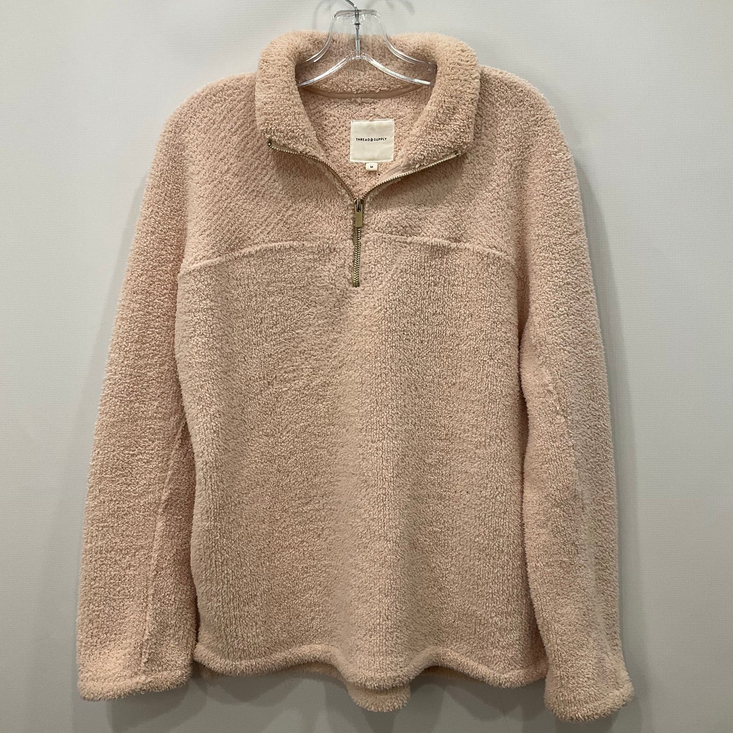 Sweatshirt Collar By Thread And Supply In Pink, Size: M