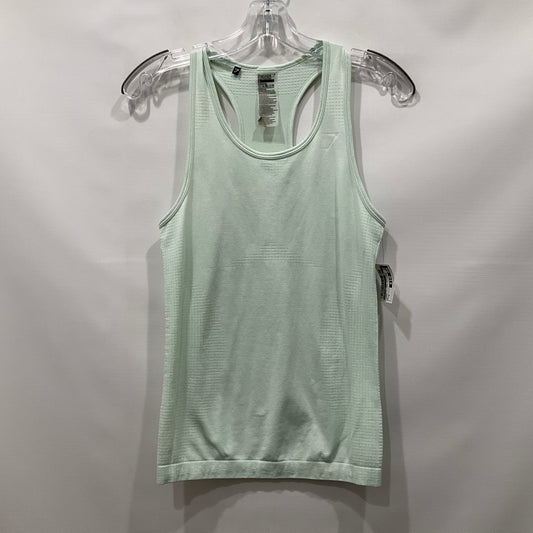 Green Athletic Tank Top Gym Shark, Size M