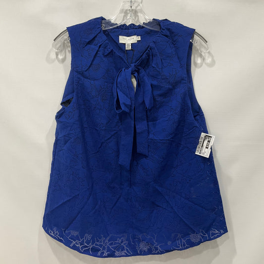 Blue Top Sleeveless Ted Baker, Size Xs