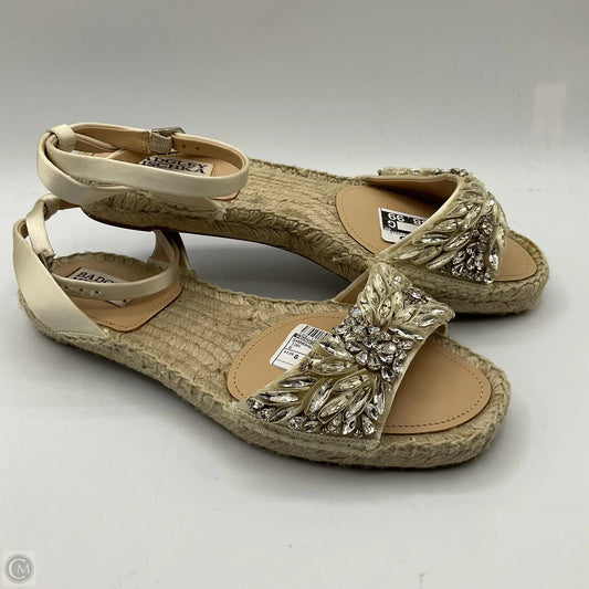 Sandals Flats By Badgley Mischka In Tan, Size: 6