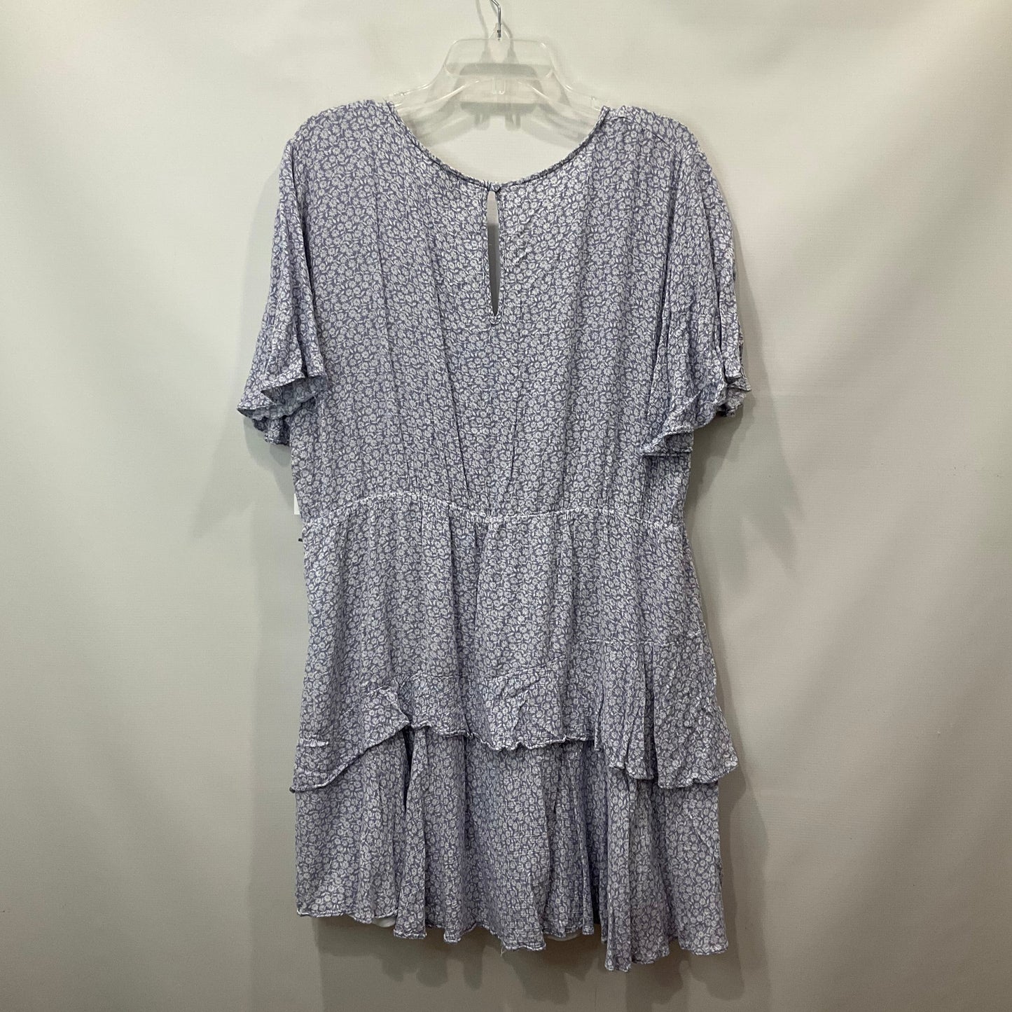 Purple Dress Casual Short Altard State, Size 3X