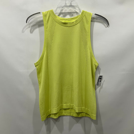 Yellow Athletic Tank Top Lululemon, Size 2