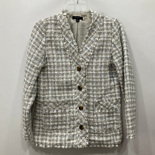 Blazer By Ann Taylor In Plaid, Size: 0