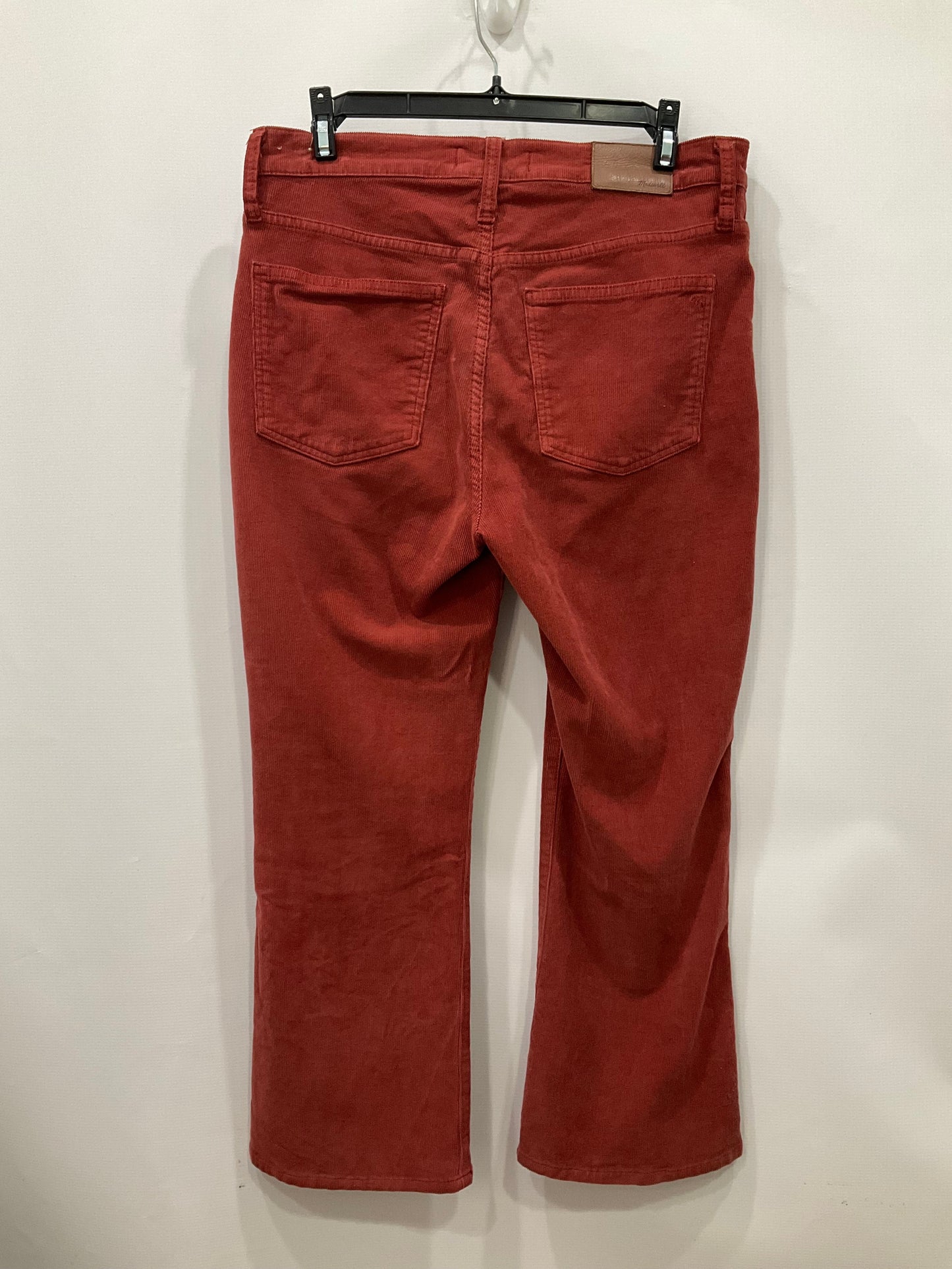 Pants Corduroy By Madewell In Red, Size: 8