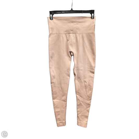 Athletic Leggings Capris By Set Active In Beige, Size: S