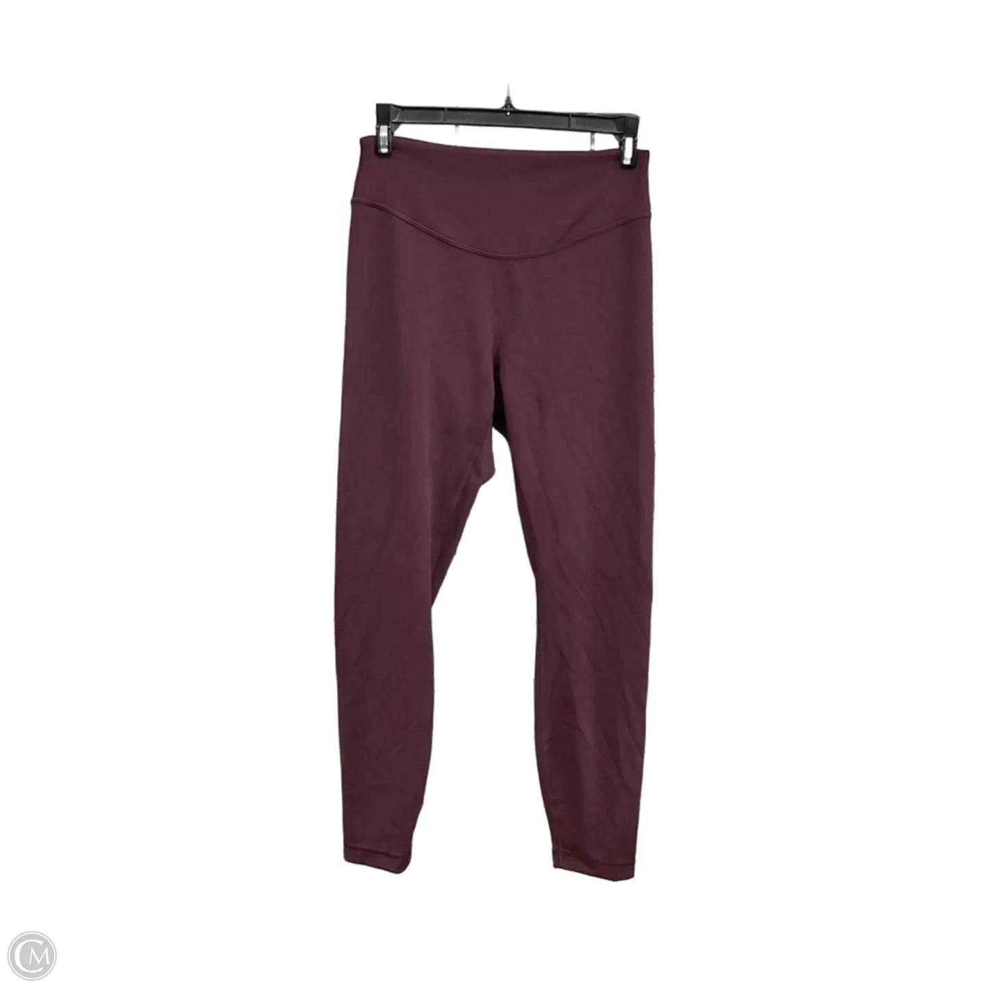 Athletic Leggings By Lululemon In Maroon, Size: 8