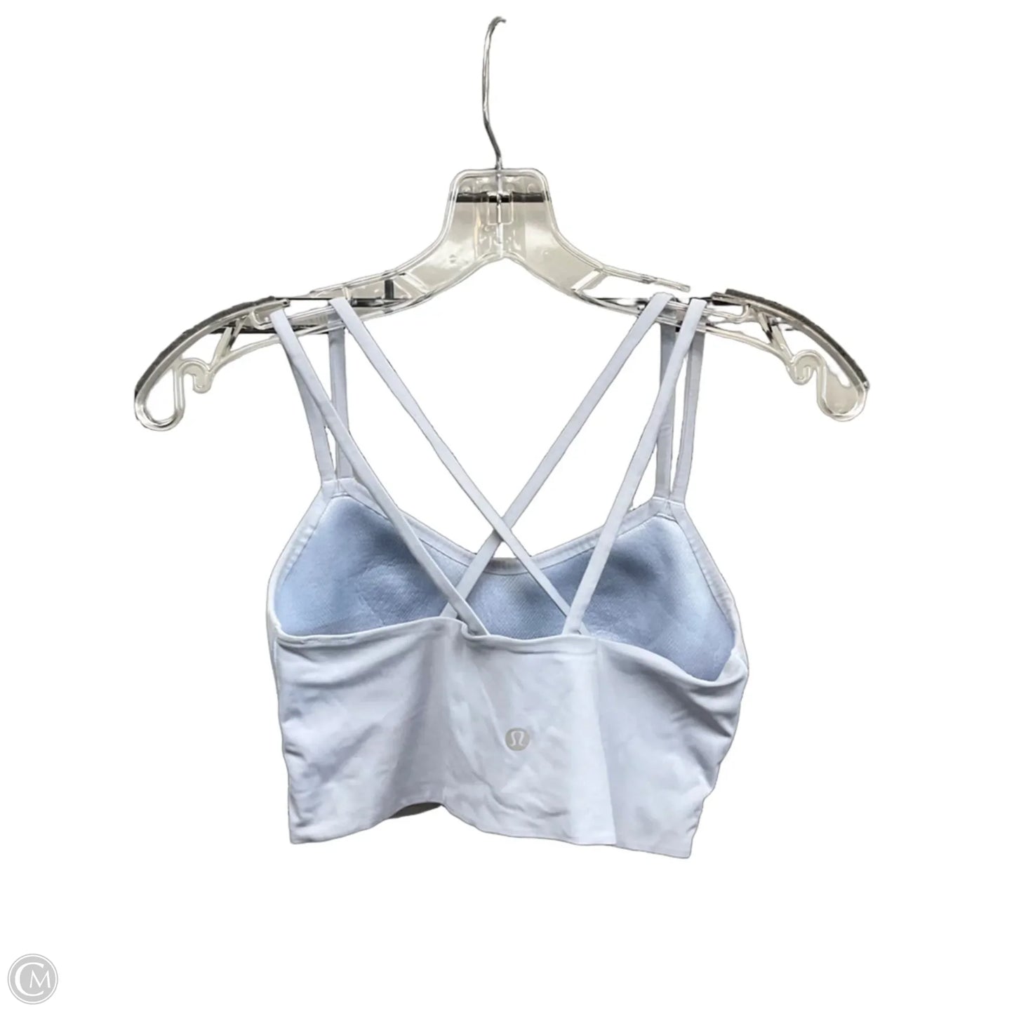 Athletic Bra By Lululemon In Light Blue, Size: S