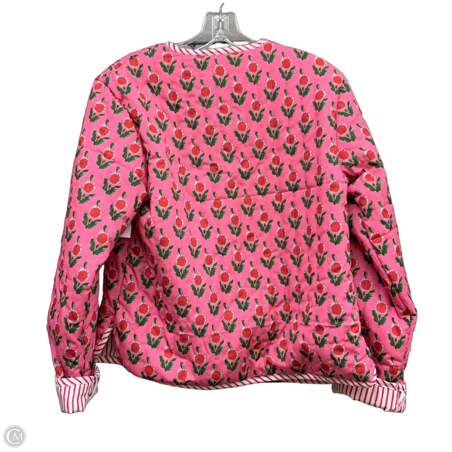 Jacket Denim By Clothes Mentor In Pink, Size: M